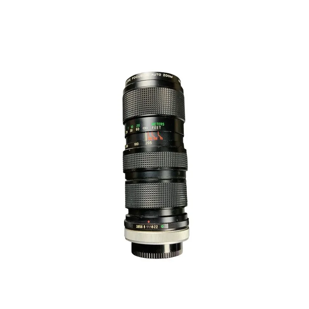 Vivitar 75-205mm f/3.8 Close Focusing Auto Zoom Lens Canon FD Mount Japan